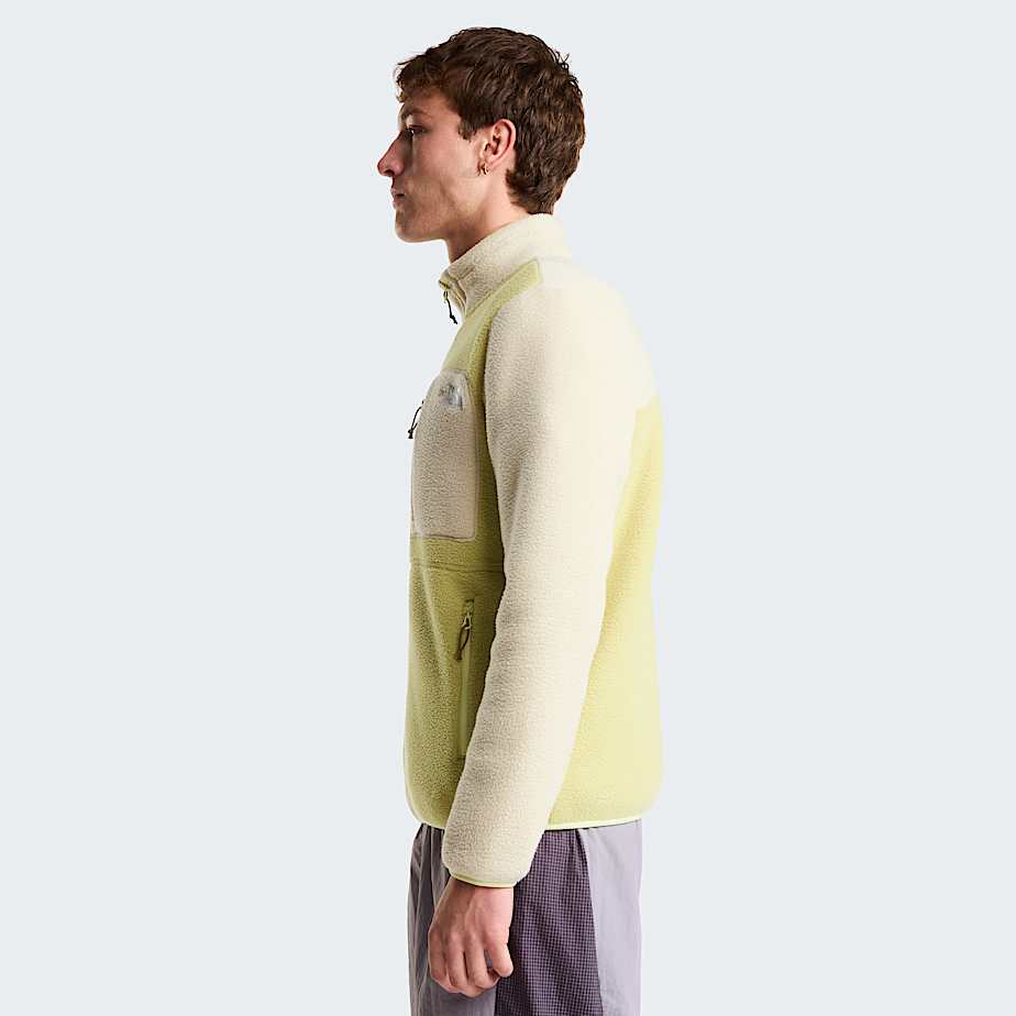Yumiori Fleecejacke mit durchgehendem RV fr Herren TNF PearDesert StoneCedar ALT2