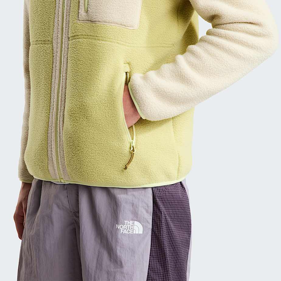 Yumiori Fleecejacke mit durchgehendem RV fr Herren TNF PearDesert StoneCedar ALT6