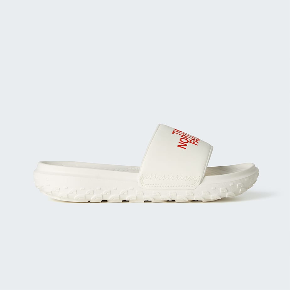 Mens Never Stop Cush Slides TNF White DuneLava Red ALT6