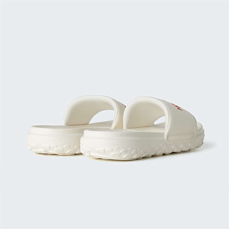 Mens Never Stop Cush Slides TNF White DuneLava Red ALT7
