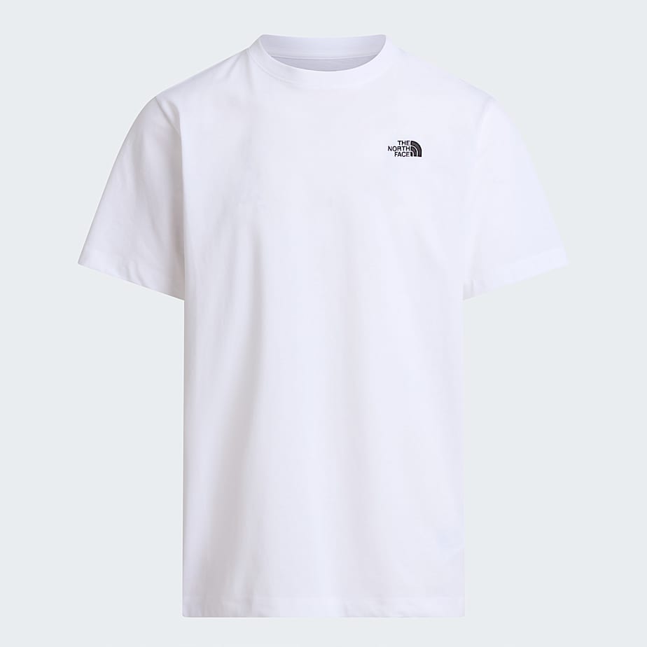Mens Evolution Simple Dome Regular TShirt TNF TNF White ALT20