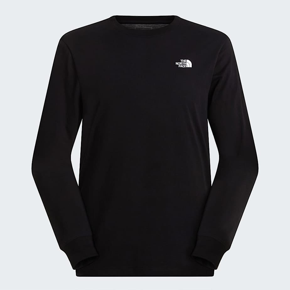 Mens Evolution Simple Dome Regular LongSleeve TShirt TNF TNF Black ALT20