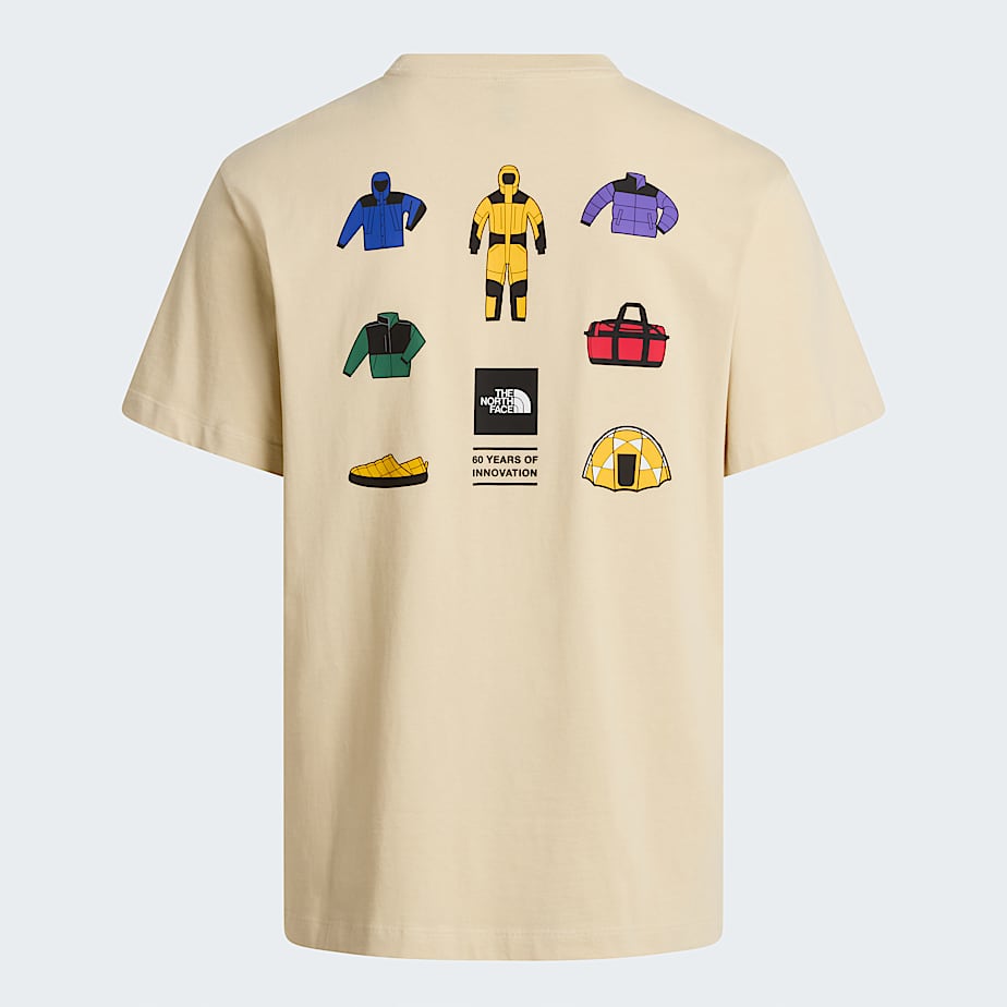 Mens Icon Celebration Regular Graphic TShirt TNF Desert Stone ALT21