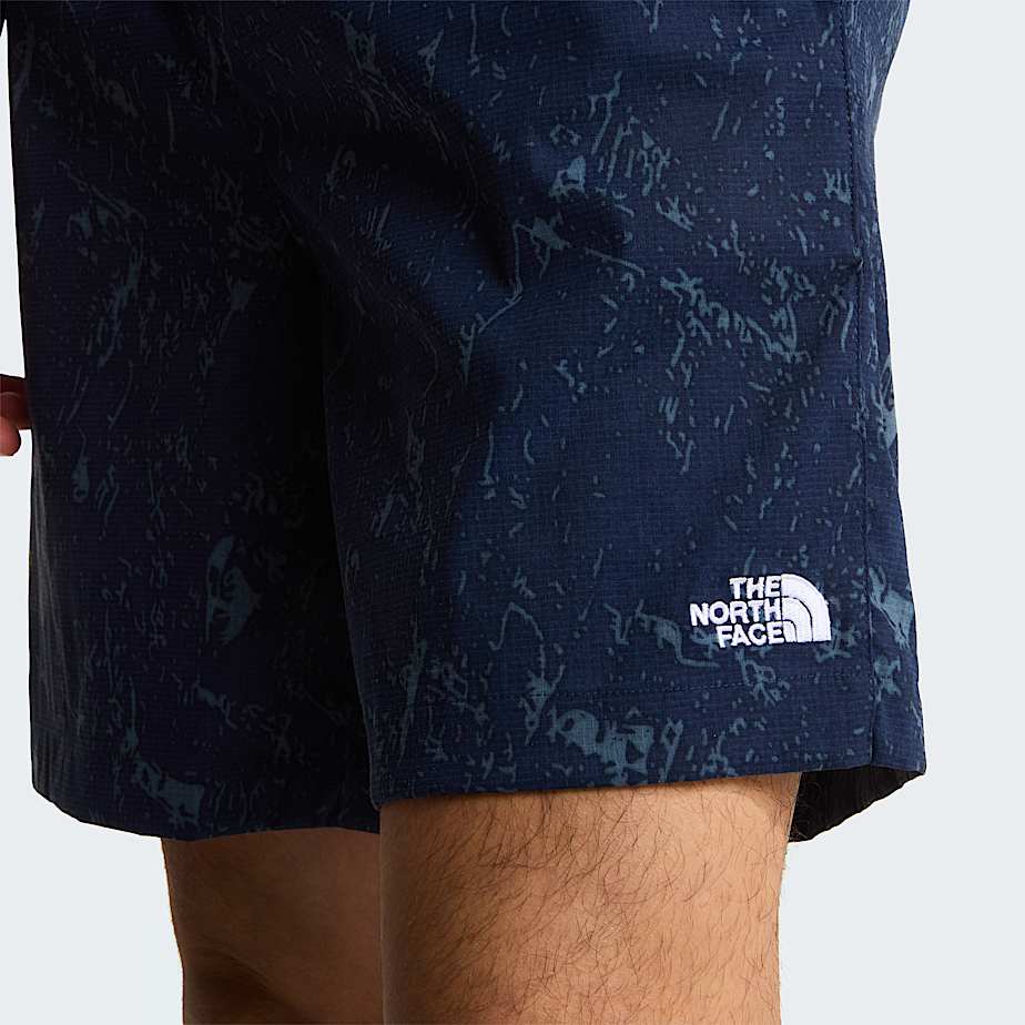 Mens Class V Pathfinder 7 Printed PullOn Shorts TNF Summit Navy Rock Texture Print ALT5