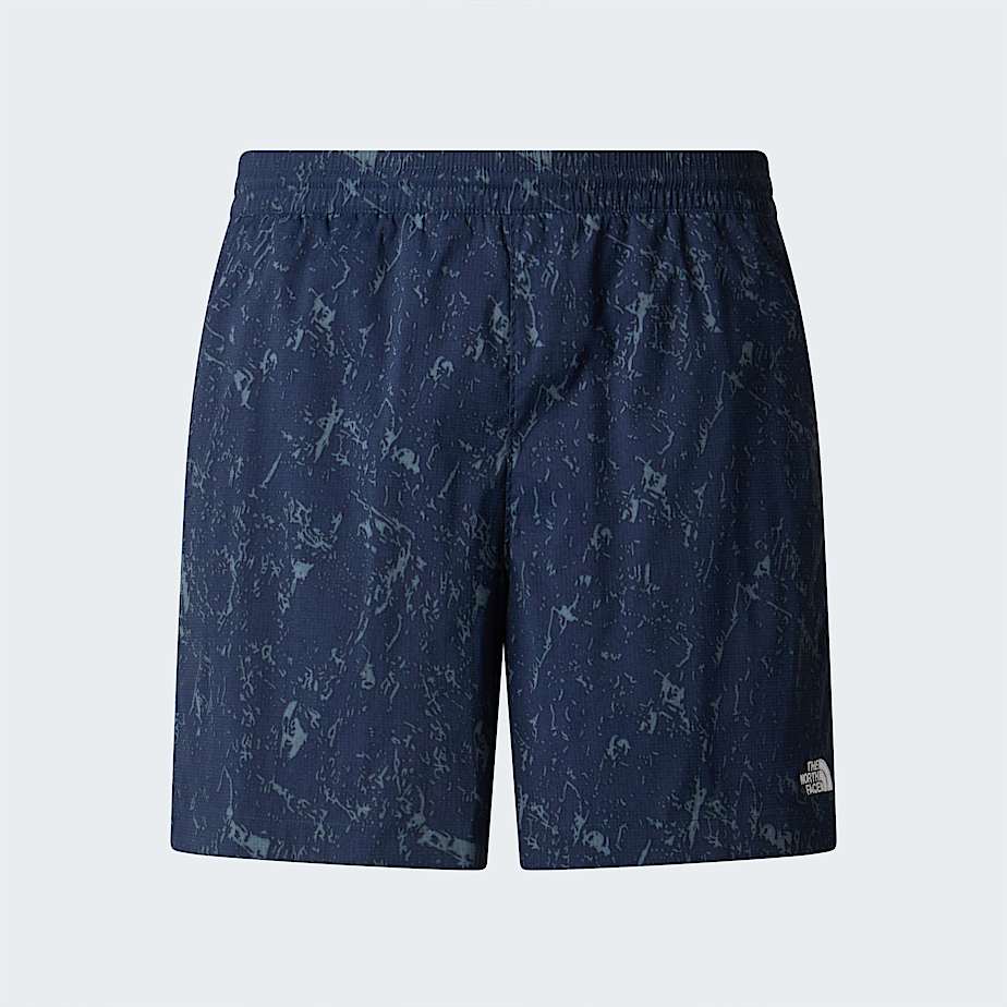 Mens Class V Pathfinder 7 Printed PullOn Shorts TNF Summit Navy Rock Texture Print ALT20