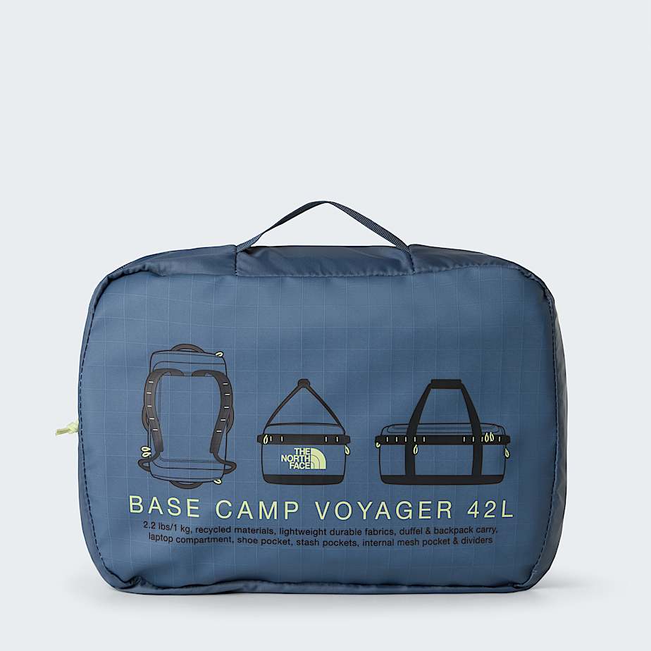 Duffel Base Camp Voyager 42 L TNF Granite GreyAnthracite GreyLemon Mist ALT5