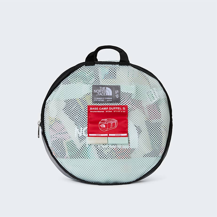 Base Camp DuffelTasche 50L  S TNF Opal Frost TNF Postcards PrintOpal FrostPearl Stone ALT5