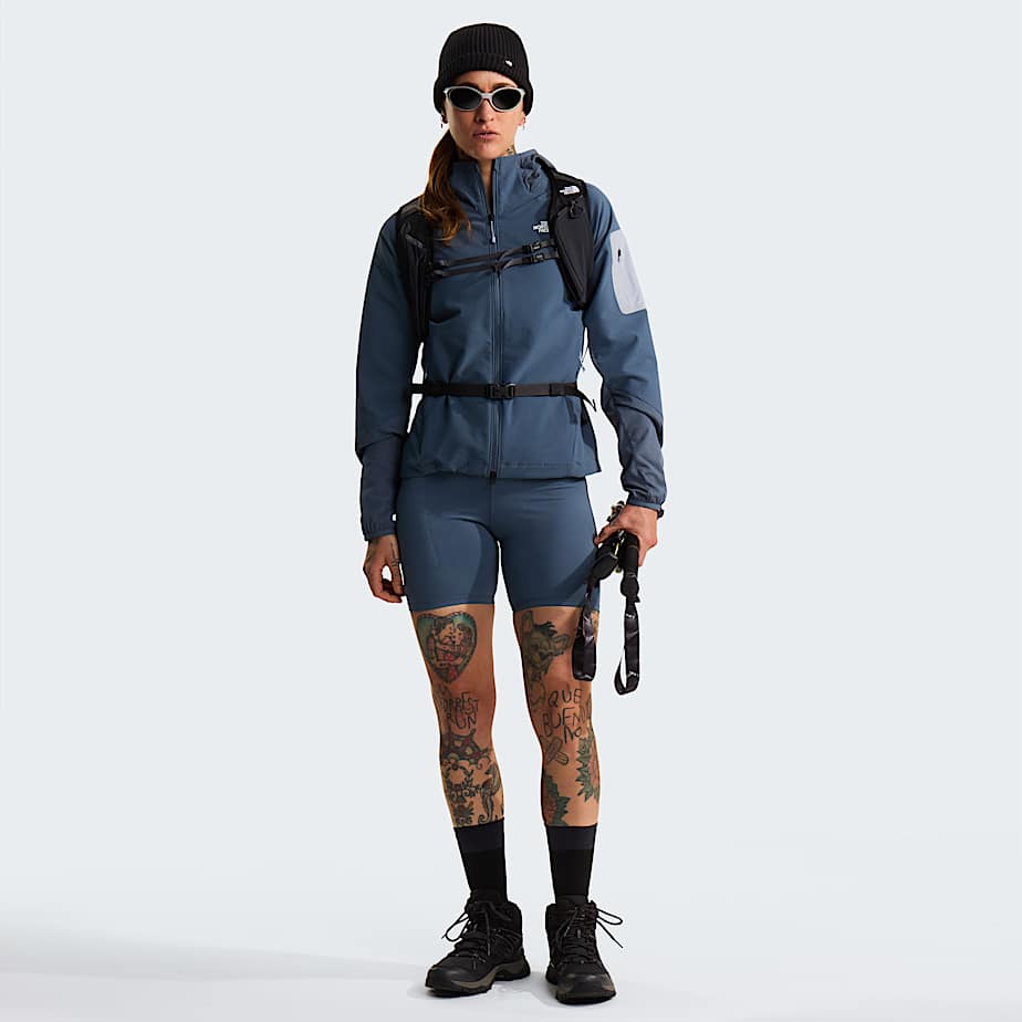 Damska kurtka hybrydowa z kapturem i zamkiem na caej dugoci Tek Approach TNF ALT1