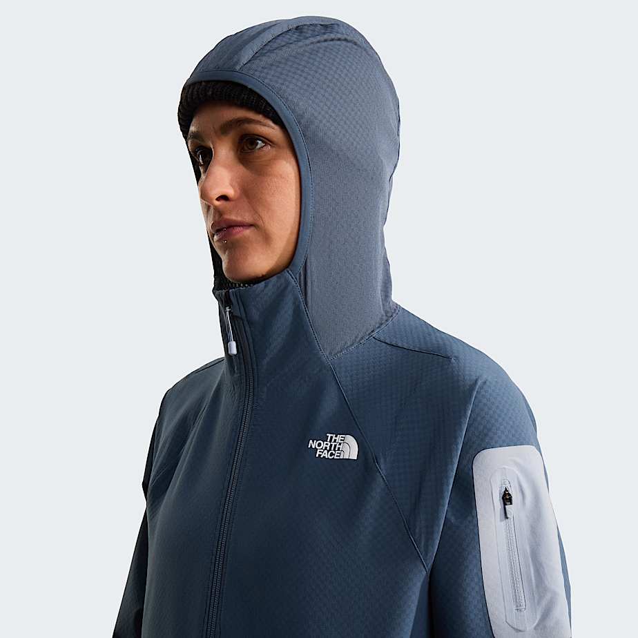 Damska kurtka hybrydowa z kapturem i zamkiem na caej dugoci Tek Approach TNF ALT5