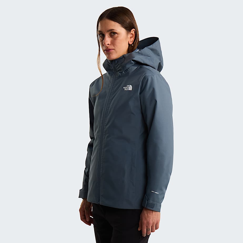 Womens Quest DryVent Triclimate 3In1 Jacket TNF Granite GreyFrost Grey ALT4