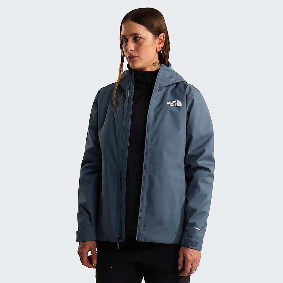 Womens Quest DryVent Triclimate 3In1 Jacket TNF Granite GreyFrost Grey ALT5