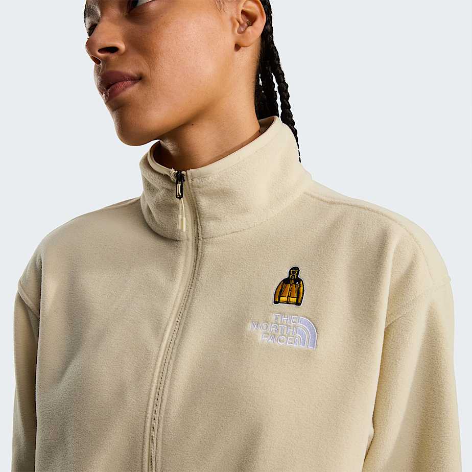 Womens 60th Anniversary Glacier Short Fleece TNF ALT4