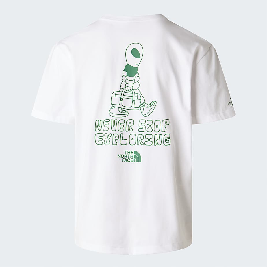 Alien relaxt geschnittenes TShirt mit Grafik fr Herren TNF TNF White ALT21