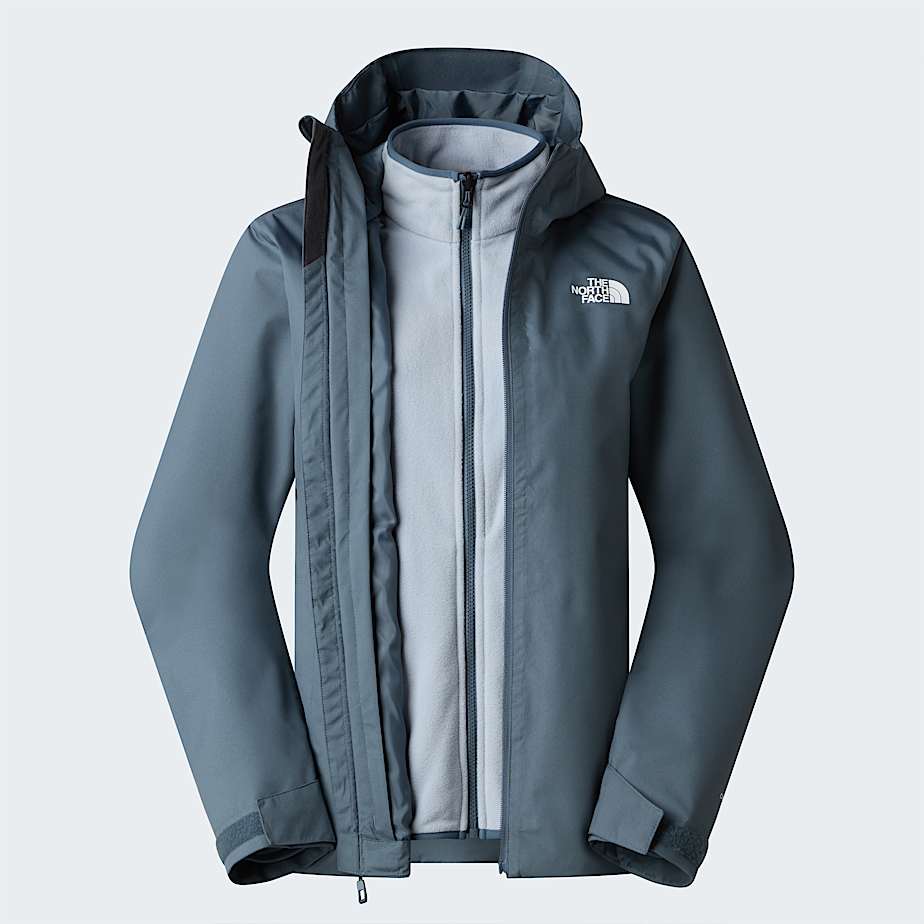 Womens Quest DryVent Triclimate 3In1 Jacket TNF Granite GreyFrost Grey ALT20