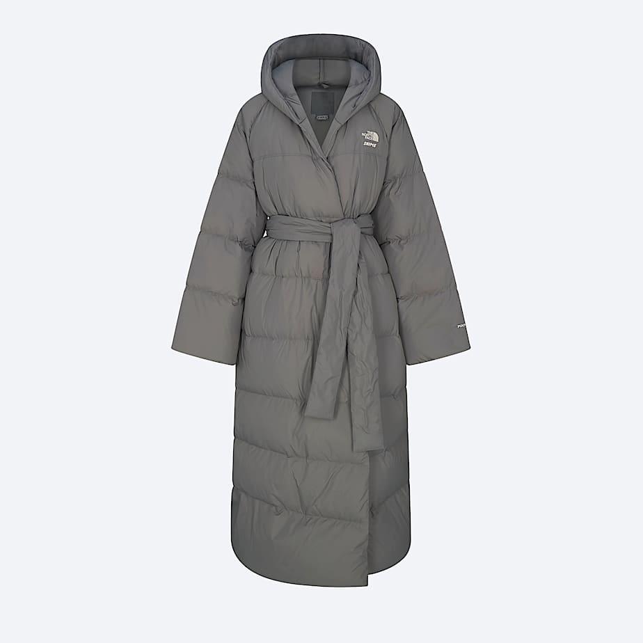 Women's The North Face X SKIMS Nuptse Wrap Parka - 5