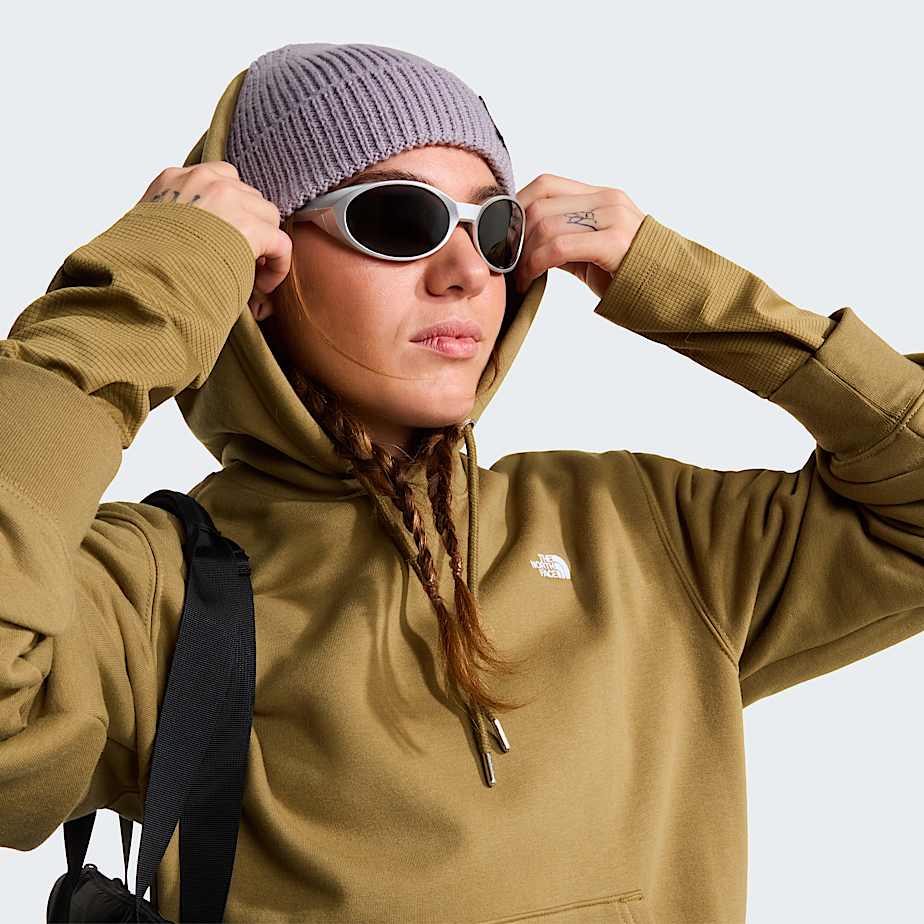 Womens TNF Essential Simple Dome Relaxed Hoodie TNF Cedar ALT5