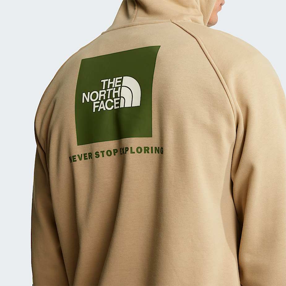 Mens Raglan NSE Box Hoodie TNF Khaki Stone ALT6