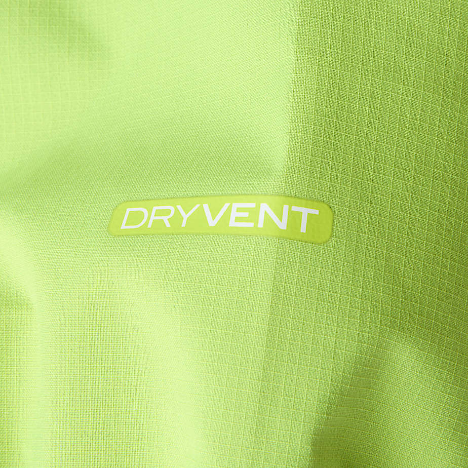 Teens Hike Packable Shell Jacket TNF TNF BlackFizz Lime ALT18