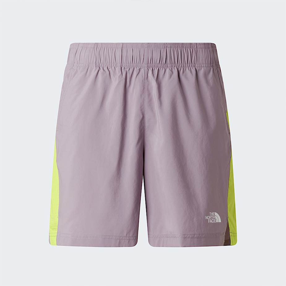 Mens 247 Colourblock Shorts TNF Transcendent GreyFizz Lime ALT20