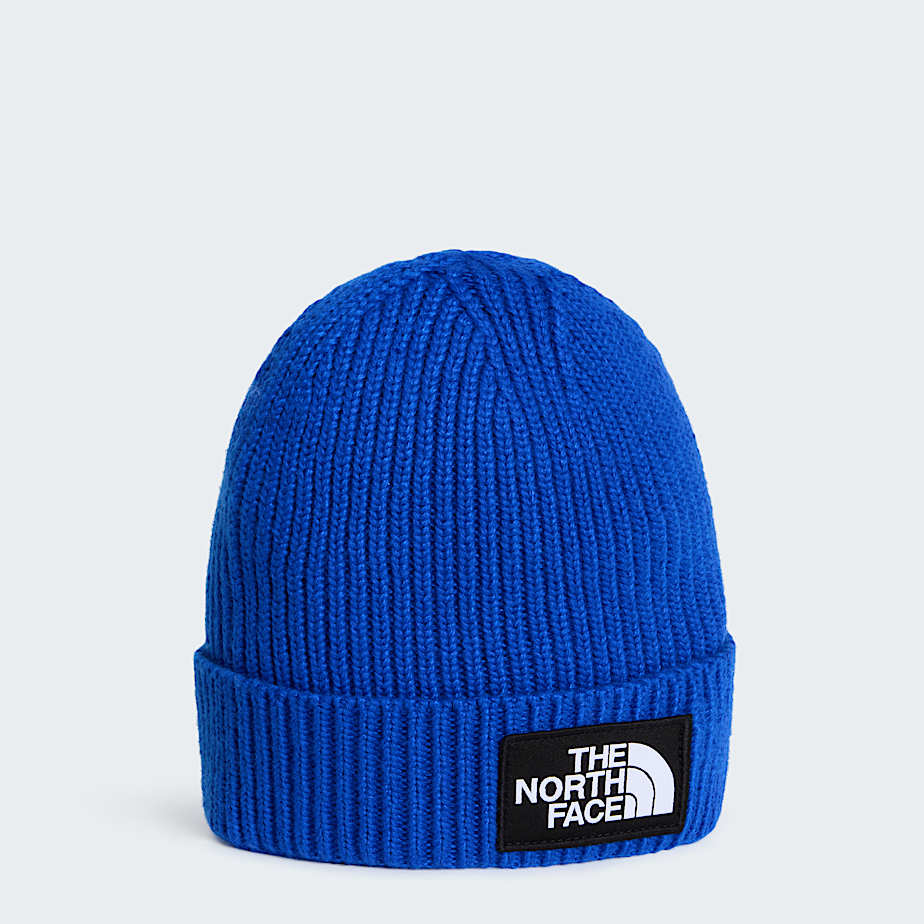 Kids TNF Logo Box Cuffed Beanie TNF TNF Blue HERO