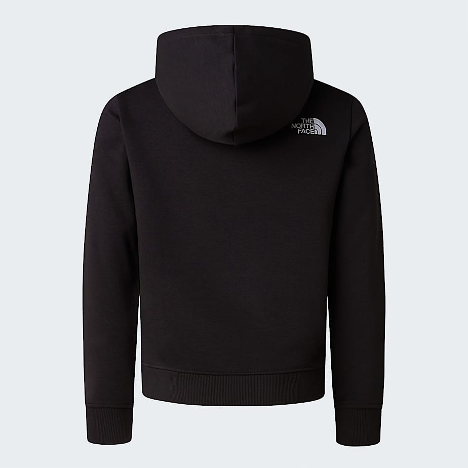 Teens Drew Peak Light Regular Hoodie TNF TNF Black ALT21
