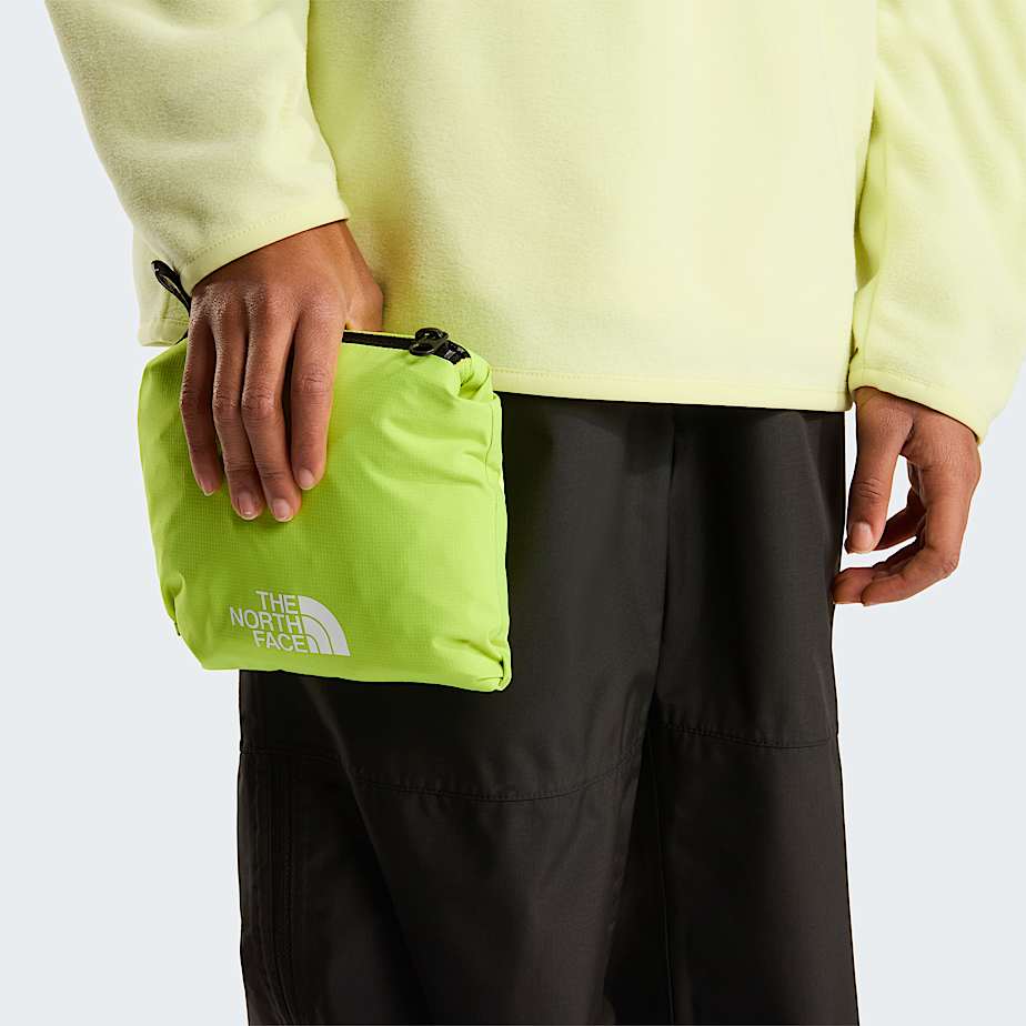 Teens Hike Packable Shell Jacket TNF TNF BlackFizz Lime ALT7