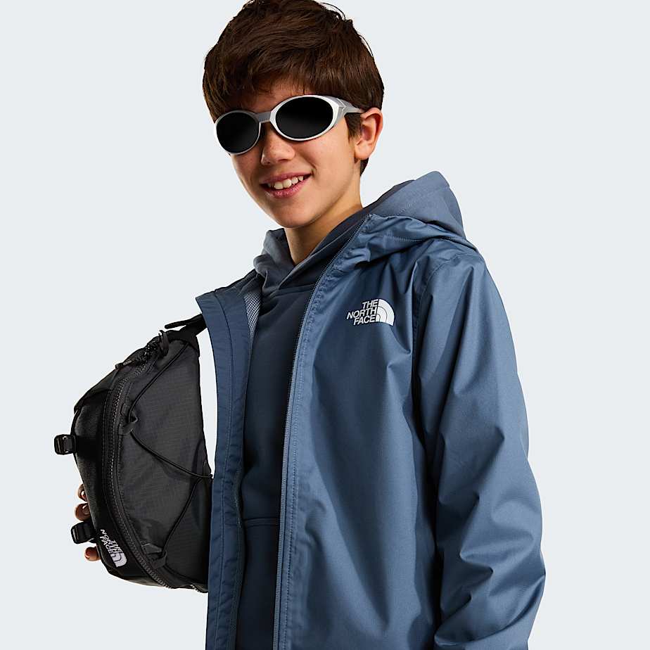 Teens Zipline Rain Jacket TNF Granite Grey ALT8