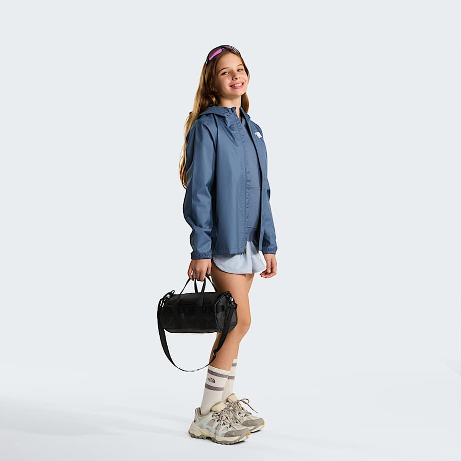 Teens Zipline Rain Jacket TNF Granite Grey ALT10