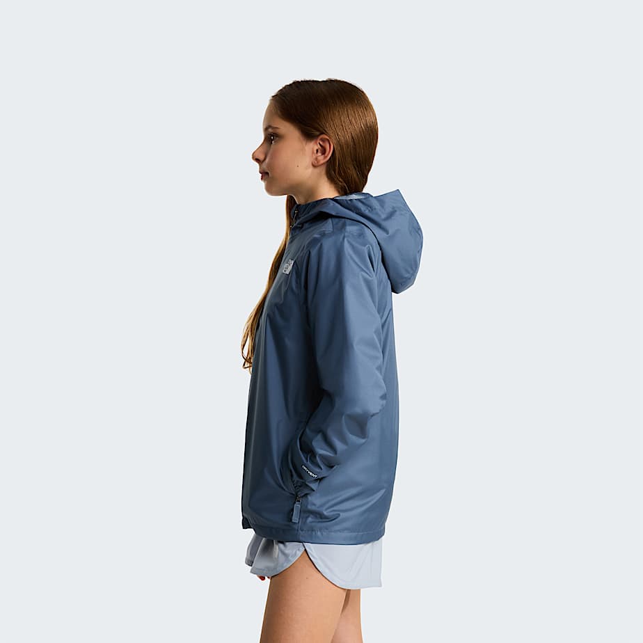 Teens Zipline Rain Jacket TNF Granite Grey ALT11