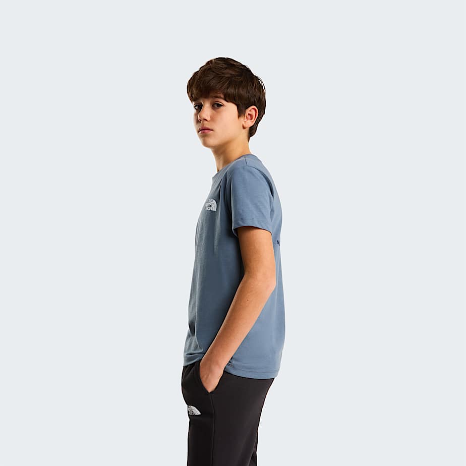 Teens Box NSE TShirt TNF Granite Grey ALT3