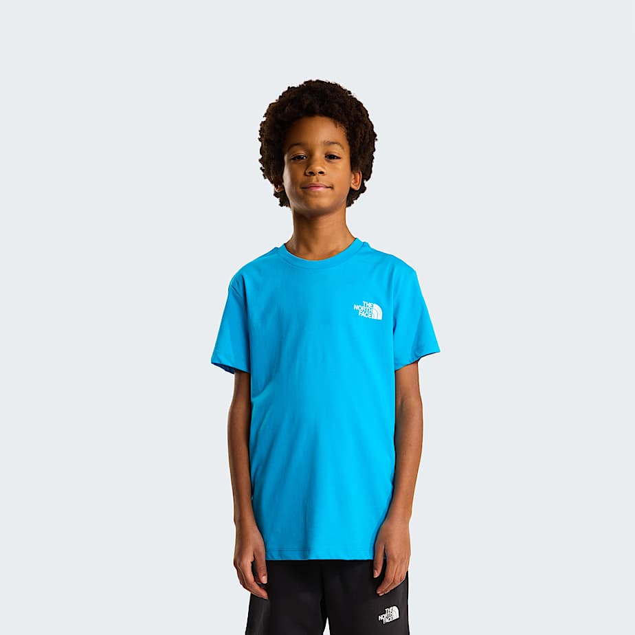 Teens Box NSE TShirt TNF Meridian Blue ALT1