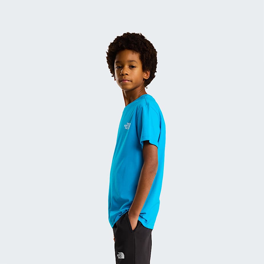 Teens Box NSE TShirt TNF Meridian Blue ALT3