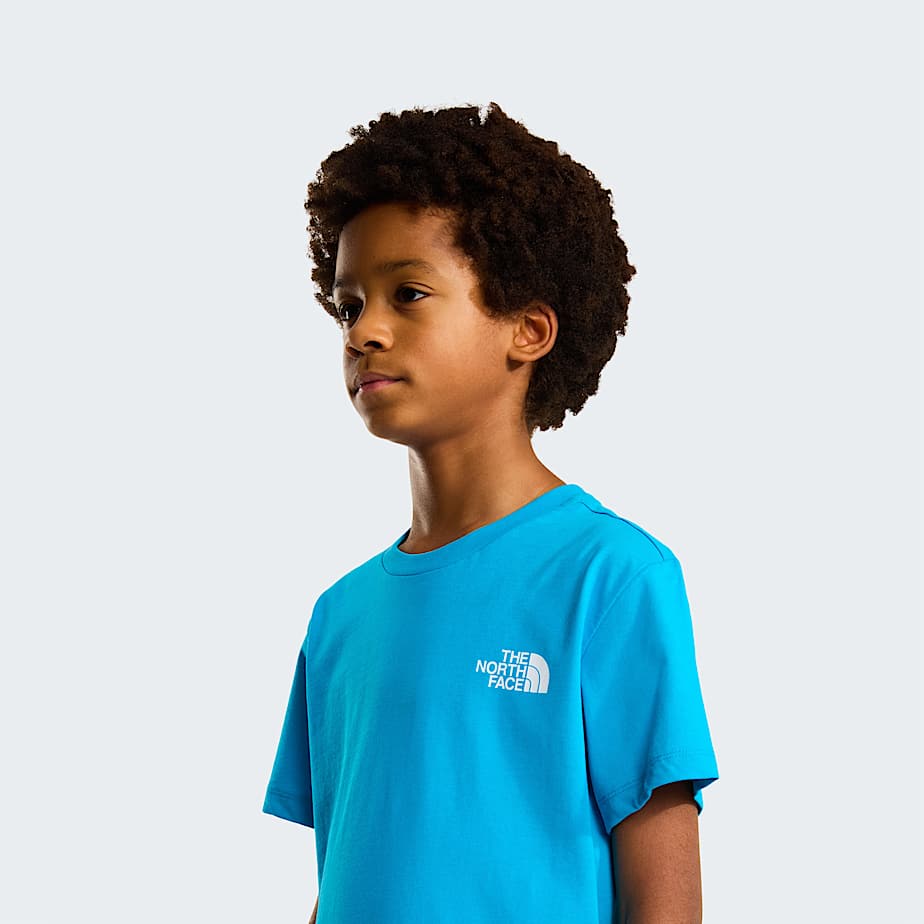 Teens Box NSE TShirt TNF Meridian Blue ALT4