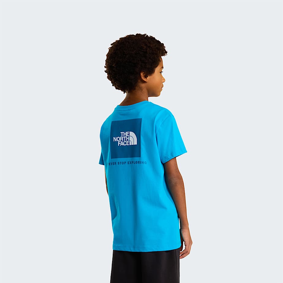 Teens Box NSE TShirt TNF Meridian Blue HERO