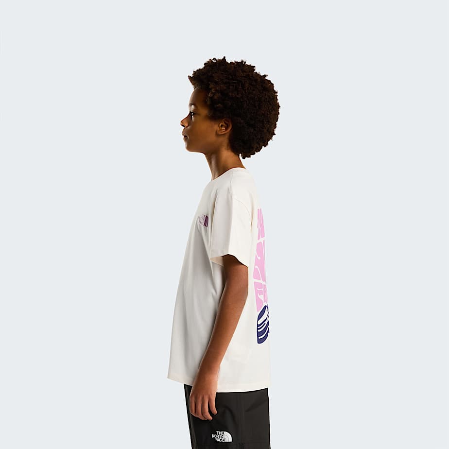 Voyage relaxt geschnittenes TShirt fr Jugendliche TNF White Dune ALT3