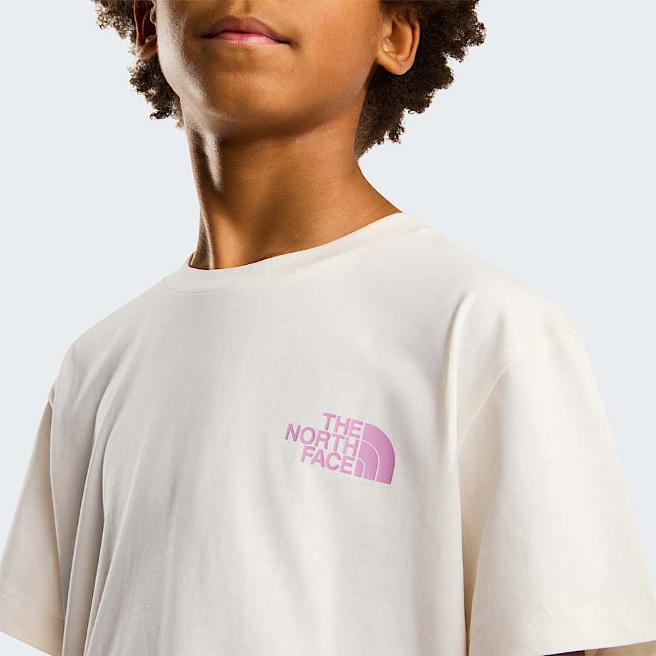 Voyage relaxt geschnittenes TShirt fr Jugendliche TNF White Dune ALT4