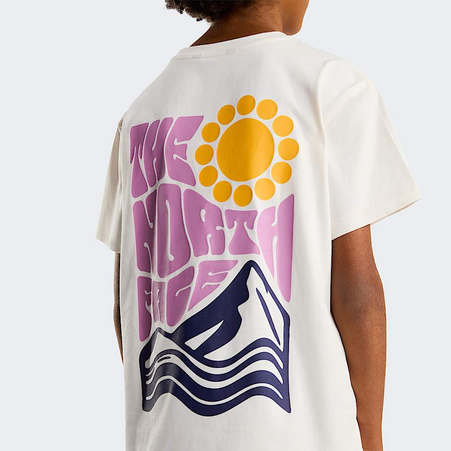 Voyage relaxt geschnittenes TShirt fr Jugendliche TNF White Dune ALT5