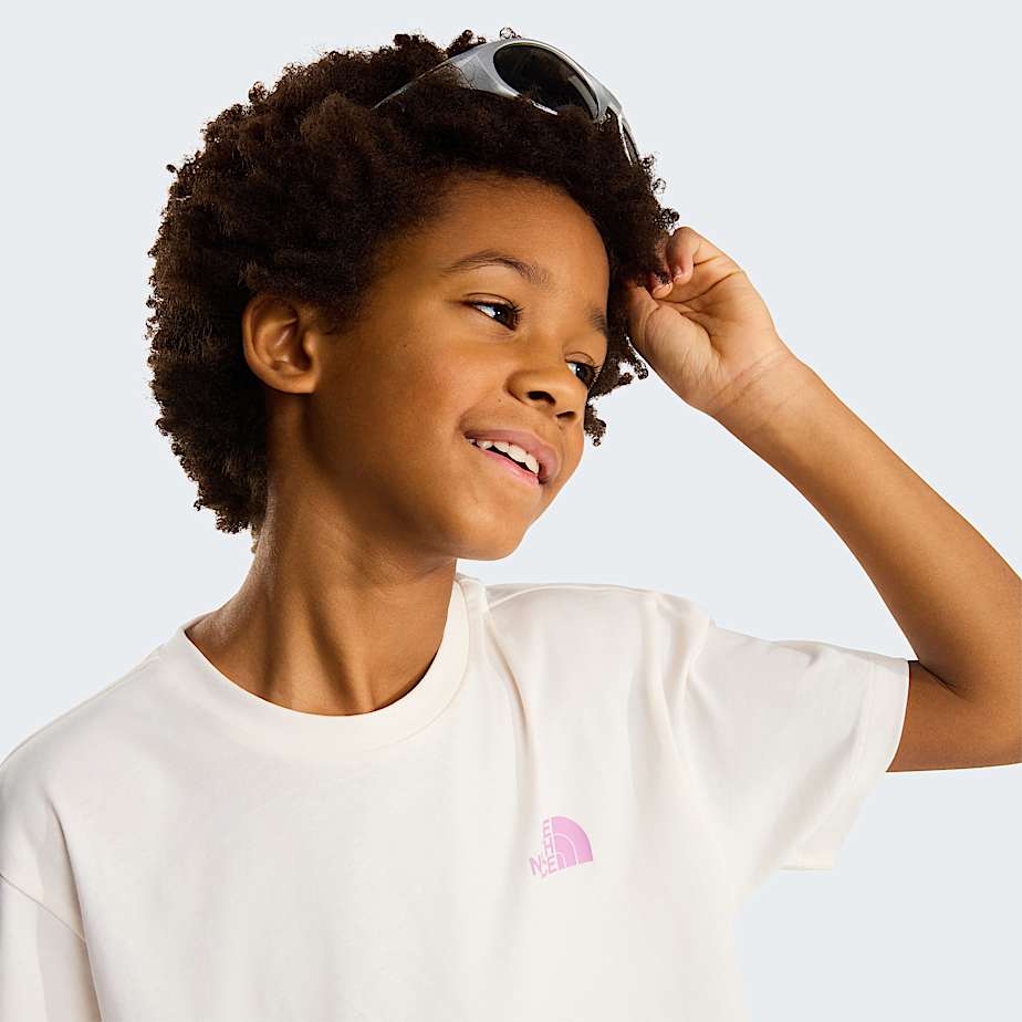 Voyage relaxt geschnittenes TShirt fr Jugendliche TNF White Dune ALT6