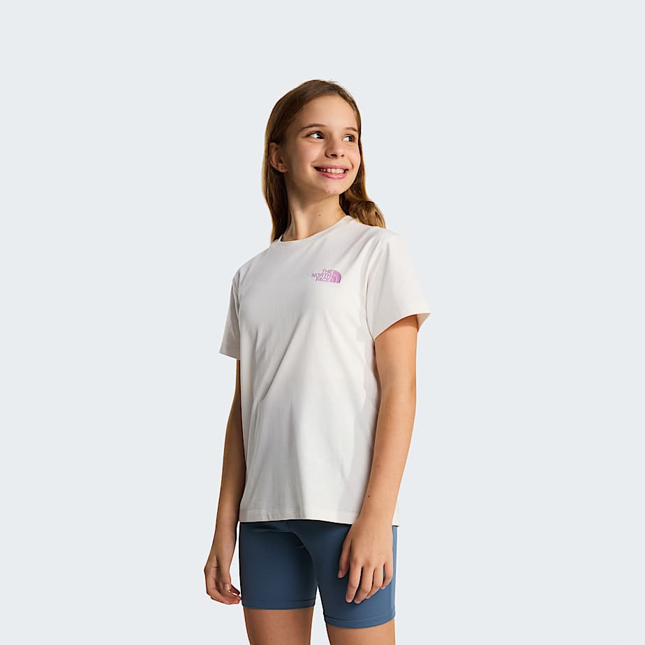 Voyage relaxt geschnittenes TShirt fr Jugendliche TNF White Dune ALT8