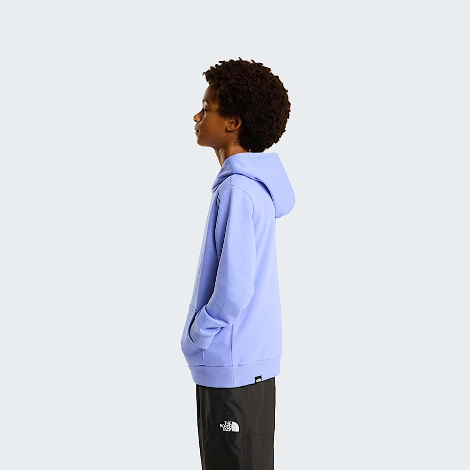 Teens Simple Dome Light Regular Hoodie TNF Periwinkle Glow ALT2