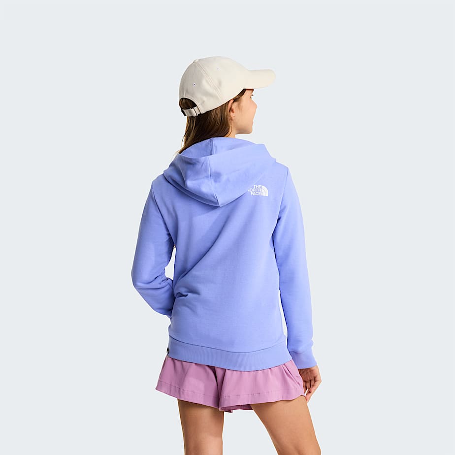 Teens Simple Dome Light Regular Hoodie TNF Periwinkle Glow ALT10