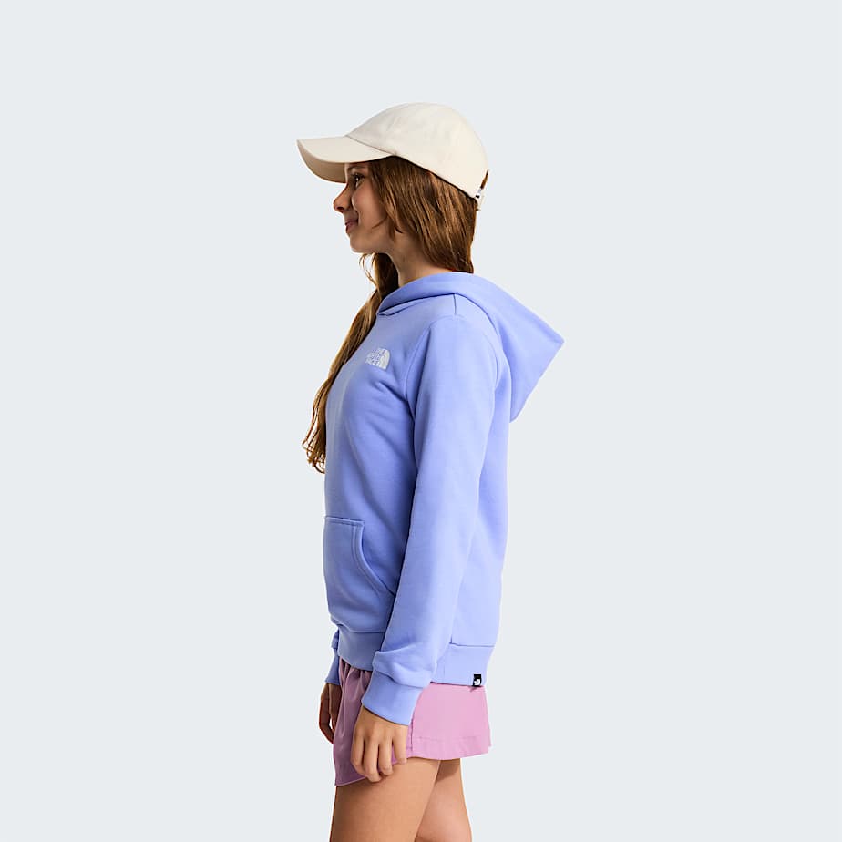 Teens Simple Dome Light Regular Hoodie TNF Periwinkle Glow ALT9