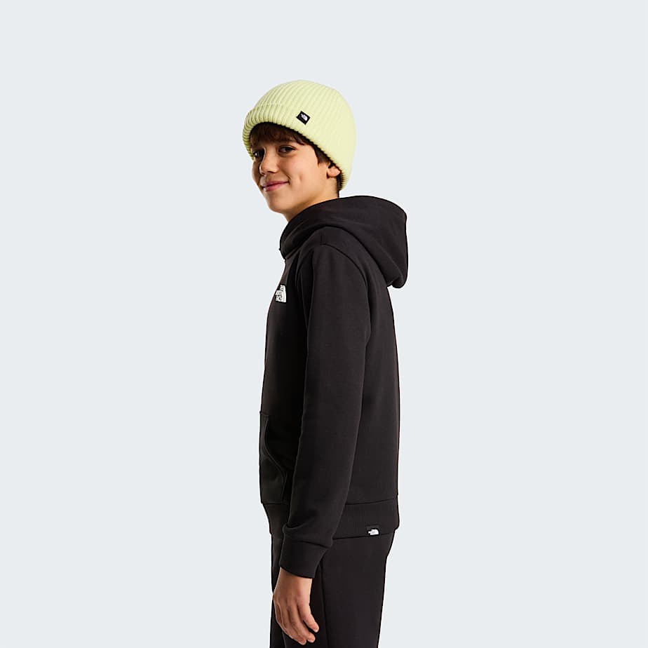 Teens Simple Dome Light Regular Hoodie TNF TNF Black ALT2