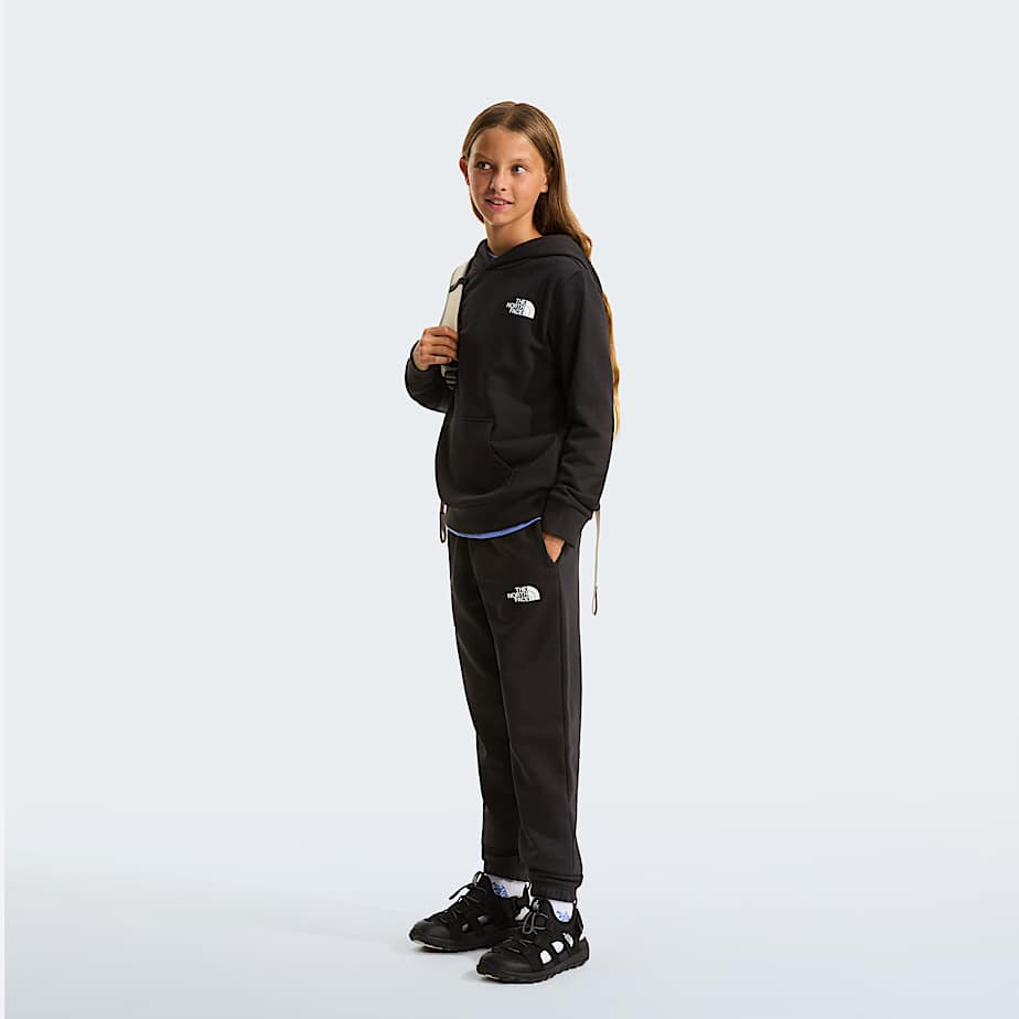 Teens Simple Dome Light Regular Hoodie TNF TNF Black ALT7