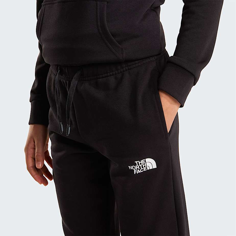 Teens Simple Dome Light Regular Tapered Joggers TNF TNF Black ALT4