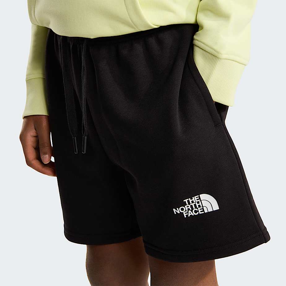 Teens Simple Dome Light Regular Shorts TNF TNF Black ALT4