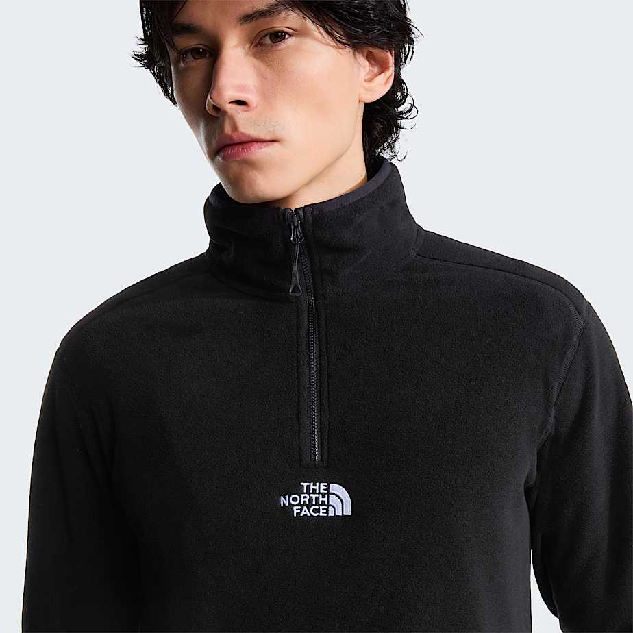 Glacier Fleece mit 14langem RV fr Herren TNF TNF Black ALT4