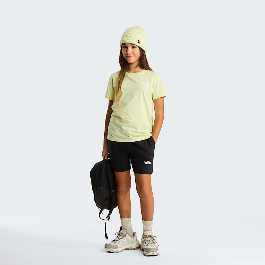 Teens Simple Dome TShirt TNF Lemon Mist ALT7
