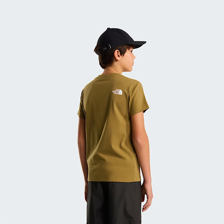 Teens Simple Dome TShirt TNF Cedar ALT3
