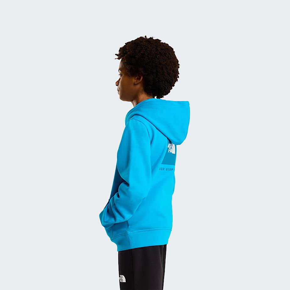 Teens NSE Box Hoodie TNF Meridian Blue ALT3